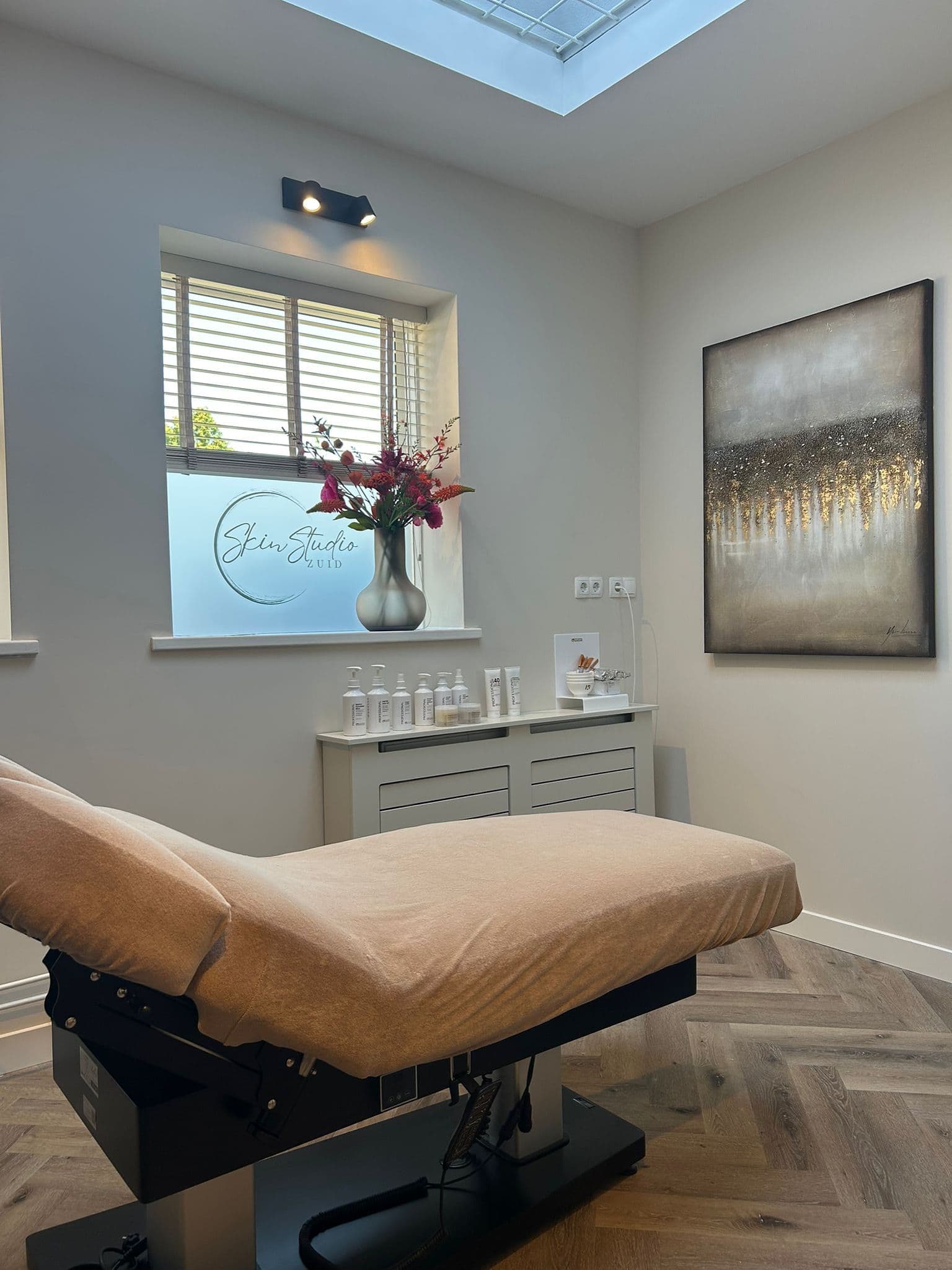 Luxe behandelkamer Skinstudio Zuid